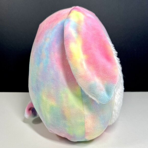 Squishmallows Kellytoy 2021 Springtime 8" Candy the Rainbow Bunny Plush Doll - Picture 4 of 11